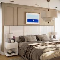 Cabeceira Sleep Movelove para Cama Casal/Queen/King com 2 Criados