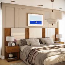 Cabeceira Sleep Movelove para Cama Casal/Queen/King com 2 Criados Cabeceira Sleep Movelove para Cama Casal/Queen/King com 2 Criados