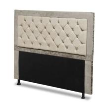 Cabeceira Solteiro 0,90cm Para Cama Box Berlim Suede Camurça/Marfim - SA Móveis