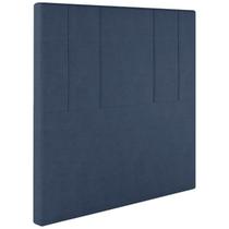 Cabeceira Solteiro 88 cm Madrid Veludo Azul Soon Cabeceira Solteiro 88 cm Madrid Veludo Azul Soon