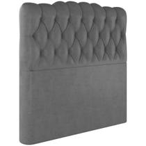 Cabeceira Solteiro 88 Cm Milan Veludo Cinza Soon Cinza Cabeceira Solteiro 88 Cm Milan Veludo Cinza Soon Cinza