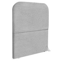 Cabeceira Solteiro 90 Cm Com Frame Alana Boucle Cinza Artte Cabeceira Solteiro 90 Cm Com Frame Alana Boucle Cinza Artte