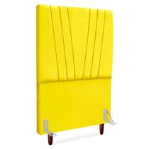 Cabeceira Solteiro 90 cm Com Frame Belgica Suede Artte