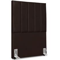 Cabeceira Solteiro 90cm Allia Corano Marrom Rm Marrom Cabeceira Solteiro 90cm Allia Corano Marrom Rm Marrom