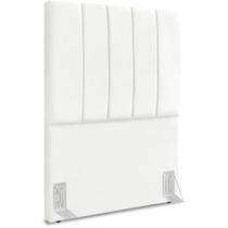 Cabeceira Solteiro 90cm Allia Suede Branco Rm Branco Cabeceira Solteiro 90cm Allia Suede Branco Rm Branco