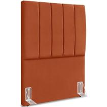 Cabeceira Solteiro 90cm Allia Suede Terracota Rm Terracota Cabeceira Solteiro 90cm Allia Suede Terracota Rm Terracota