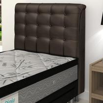 Cabeceira Solteiro 90cm Dama New Plus Cacau