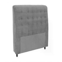 Cabeceira Solteiro 90cm Damares Suede Cinza Id Suede Cinza Cabeceira Solteiro 90cm Damares Suede Cinza Id Suede Cinza