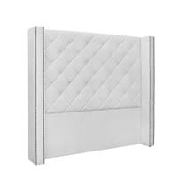 Cabeceira Solteiro 90cm Imperial Corano Branco - Lucadi Home Cabeceira Solteiro 90cm Imperial Corano Branco - Lucadi Home