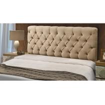 Cabeceira Solteiro 90cm Para Cama Box Sofia Suede Bege - SA Móveis Cabeceira Solteiro 90cm Para Cama Box Sofia Suede Bege - SA Móveis