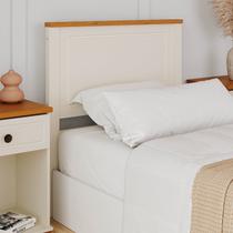 Cabeceira Solteiro Ananda CabeCasa MadeiraOriginals Branco Off-White/Mel Cabeceira Solteiro Ananda CabeCasa MadeiraOriginals Branco Off-White/Mel
