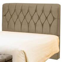 Cabeceira Solteiro Bolivia 90 CM Suede Bege - D A Decor Cabeceira Solteiro Bolivia 90 CM Suede Bege - D A Decor