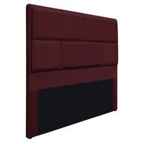 Cabeceira Solteiro Brick P02 90 cm para cama Box Suede - Doce Sonho Móveis