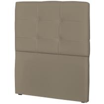 Cabeceira Solteiro Cama Box 90 cm London material sintético Areia - JS Móveis