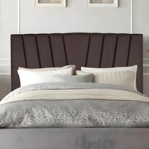 Cabeceira Solteiro Cama Box Estofada 90 cm Emma Linho
