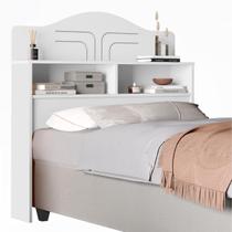 Cabeceira Solteiro Cama Box MDF 2 Compartimentos Práticos Cabeceira Solteiro Cama Box MDF 2 Compartimentos Práticos