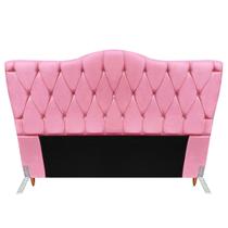 Cabeceira Solteiro Cama Box Quarto Estofada Barcelona 90cm