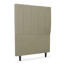 Cabeceira Solteiro Cama Estofada Box Isis 90cm Veludo Taupe Cabeceira Solteiro Cama Estofada Box Isis 90cm Veludo Taupe