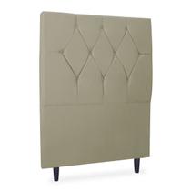 Cabeceira Solteiro Cama Estofada Box Júlia 90cm Veludo Taupe Cabeceira Solteiro Cama Estofada Box Júlia 90cm Veludo Taupe