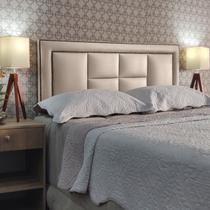 Cabeceira Solteiro Estofada Modulos V2H4 Diamond 2 Corano Bege 90 x 60 RBL