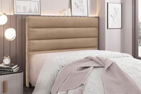 Cabeceira Solteiro Estofada Suede 90Cm La Itáliana Cabeceira Solteiro Estofada Suede 90Cm La Itáliana