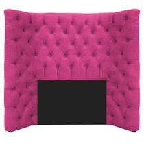 Cabeceira Solteiro Everest P02 90 cm para cama Box Suede Pink - Amarena Móveis
