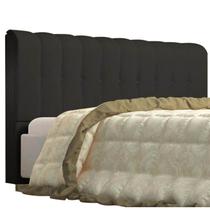 Cabeceira Solteiro Kiara 90 CM Suede Preto - D A Decor Cabeceira Solteiro Kiara 90 CM Suede Preto - D A Decor