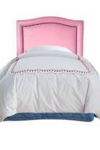 Cabeceira Solteiro Línea Lux Rosa Com Tachas- Cabeceira Solteiro Línea Lux Rosa Com Tachas-