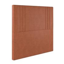 Cabeceira Solteiro Londres em Veludo com Sapata Cor Terracota Sonhar