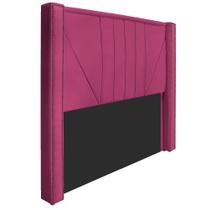 Cabeceira Solteiro Minsk P02 90 cm para cama Box Suede Pink - Amarena Móveis