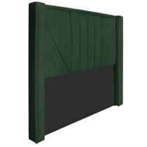 Cabeceira Solteiro Minsk P02 90 cm para cama Box Suede Verde - Amarena Móveis