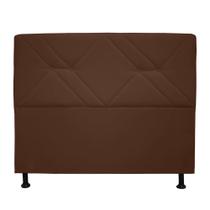Cabeceira solteiro monaco 100cm suede marrom Cabeceira solteiro monaco 100cm suede marrom