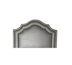 Cabeceira Solteiro Provençal Luxo Cinza Dupla Tacha Cabeceira Solteiro Provençal Luxo Cinza Dupla Tacha