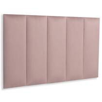 Cabeceira Solteiro Veludo 100x60 Cama Box Modulada Reta