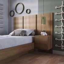 Cabeceira Solteiro Zurique 1 Porta Mel - Art In Móveis