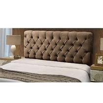 Cabeceira Sonho Paris King 1,95m Em Suede Marrom