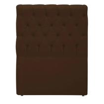 Cabeceira Sonho Paris Solteiro 90cm Em Suede Marrom
