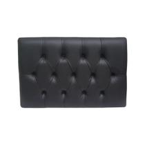 Cabeceira Sonho Paris Solteiro 90cm Painel Em material sintético Preto