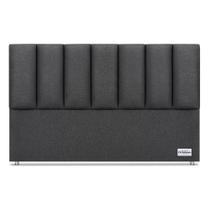 Cabeceira South Linho Cinza Sup King (11x195x125) - Ortobom
