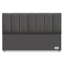 Cabeceira South Veluto Cinza King (11x188x125) - Ortobom