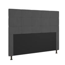 Cabeceira Stambul Para Cama Box Casal 140 Cm Suede Grafite - D'rossi