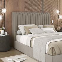 Cabeceira Super King 195cm Alexandria Cinza Cabeceira Super King 195cm Alexandria Cinza