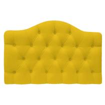 Cabeceira Suspensa Imperatriz 90 cm Solteiro Corano Amarelo - ADJ Decor