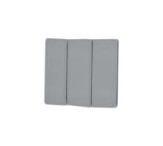 Cabeceira Suspensa Solteiro Solt. King Box 90x55cm Dubai Cinza - MagL