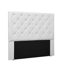 Cabeceira Tania Cama Box King 195 Cm material sintético Branco