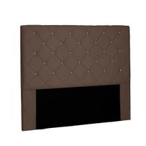 Cabeceira Tania Cama Box Queen 160 Cm Suede Caramelo