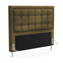 Cabeceira Taurus 160 para Cama Queen Z-006 Sued Capuccino Aradecor