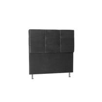 Cabeceira Tóquio 90 Cm Cama Box Solteiro Suede Cinza