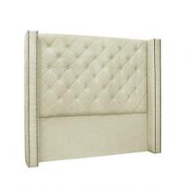 Cabeceira Vicenza Cama Box King 195 Cm Linho Rustico Natural Cabeceira Vicenza Cama Box King 195 Cm Linho Rustico Natural