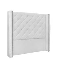 Cabeceira Vicenza Para Cama Box Solteiro 90 cm material sintético Branco - D'Rossi